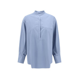 SA SU PHI Blue Cotton Shirt