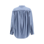 SA SU PHI Blue Cotton Shirt