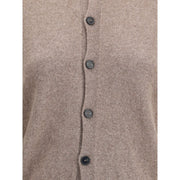 ALAINPAUL Brown Cashmere Cardigan