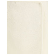 RIER White Fleece Wool Mini Skirt