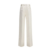 SA SU PHI Beige Silk Pants