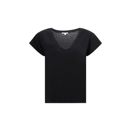 James Perse Black Cotton T-Shirt