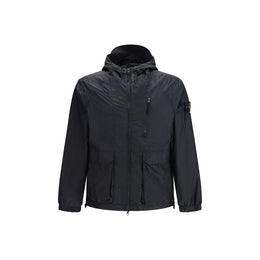 Stone Island Blue Polyamide Shell Jacket