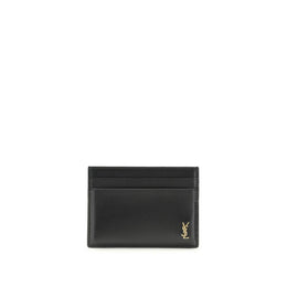 Saint Laurent Black Calf Leather Bos Taurus Wallet