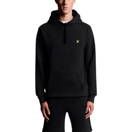 Lyle & Scott Black Cotton Hoodie