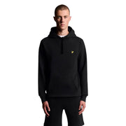 Lyle & Scott Black Cotton Hoodie