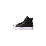 Converse Black Polyethylene Platform Sneakers