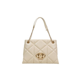 Love Moschino Beige Artificial Leather Handbag