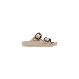 Birkenstock Beige Synthetic Flat Sandals