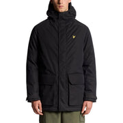 Lyle & Scott Black Polyester Parka