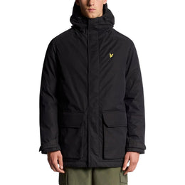 Lyle & Scott Black Polyester Parka