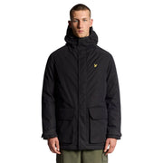 Lyle & Scott Black Polyester Parka