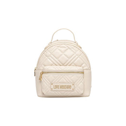 Love Moschino Beige Polyethylene Backpack
