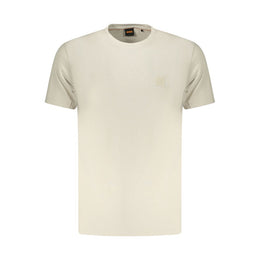 Hugo Boss Beige Cotton Men T-Shirt