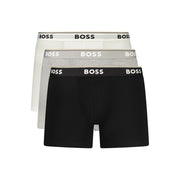 Hugo Boss Grey Cotton Men's Boxer Short