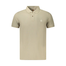 Timberland Beige Cotton Men Polo Shirt
