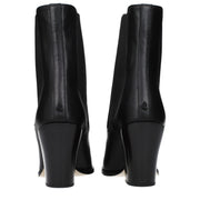 Jimmy Choo Black Leather Ankle Boots