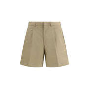 Prada Beige Cotton Bermuda Shorts