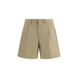 Prada Beige Cotton Bermuda Shorts