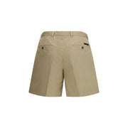 Prada Beige Cotton Bermuda Shorts