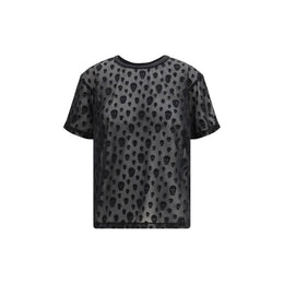 Alexander McQueen Black Polyamide T-Shirt