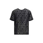 Alexander McQueen Black Polyamide T-Shirt