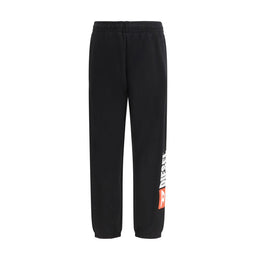 Diesel Black Cotton Joggers (Workout Pants)