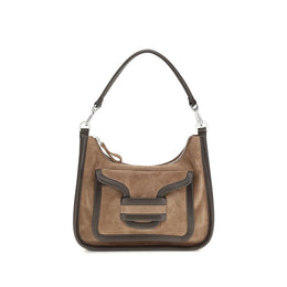 Pierre Hardy Brown Calf Leather Bos Taurus Shoulder Bag