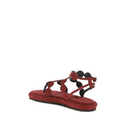 Pierre Hardy Brown Calf Leather Bos Taurus Platform Sandals