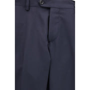 Lardini Blue Fleece Wool Two-Piece Suit