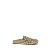 Pedro García Beige Calf Leather Bos Taurus Mules