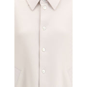 Balenciaga Beige Cashmere Shirt