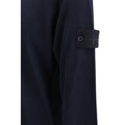 Stone Island Blue Fleece Wool Sweatshirt