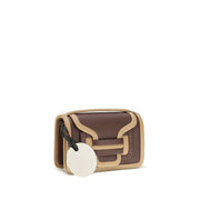 Pierre Hardy Brown Calf Leather Bos Taurus Shoulder Bag