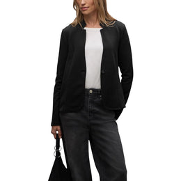 Street One Black Cotton Blazer