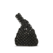 HIBOURAMA Black Resin Handbag