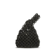 HIBOURAMA Black Resin Handbag