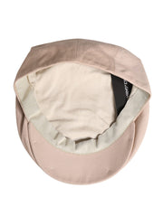 Dolce & Gabbana Men Beige Cotton Newsboy Cloth Capello Hat