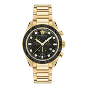 Versace Gold Stainless Steel Dress Watch