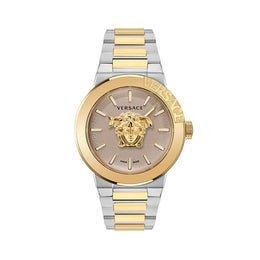 Versace Gold Stainless Steel Dress Watch