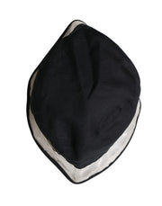 Dolce & Gabbana Black Cotton Plastic Fisherman Bucket Capello Hat