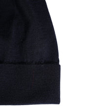 Dolce & Gabbana Black Cashmere Knitted Women Winter Beanie Hat