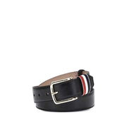 Thom Browne Black Calf Leather Bos Taurus Regular Belt