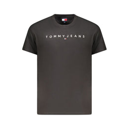 Tommy Hilfiger Black Cotton Mens T-Shirt