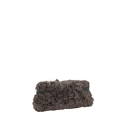 Brunello Cucinelli Brown Fur Clutch Bag