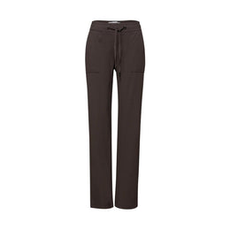 Street One Brown Viscose Casual Pants