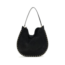 Isabel Marant Black Calf Leather Bos Taurus Shoulder Bag