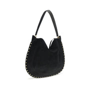 Isabel Marant Black Calf Leather Bos Taurus Shoulder Bag