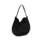 Isabel Marant Black Calf Leather Bos Taurus Shoulder Bag