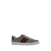 Gucci Beige Cotton Low Top Sneakers